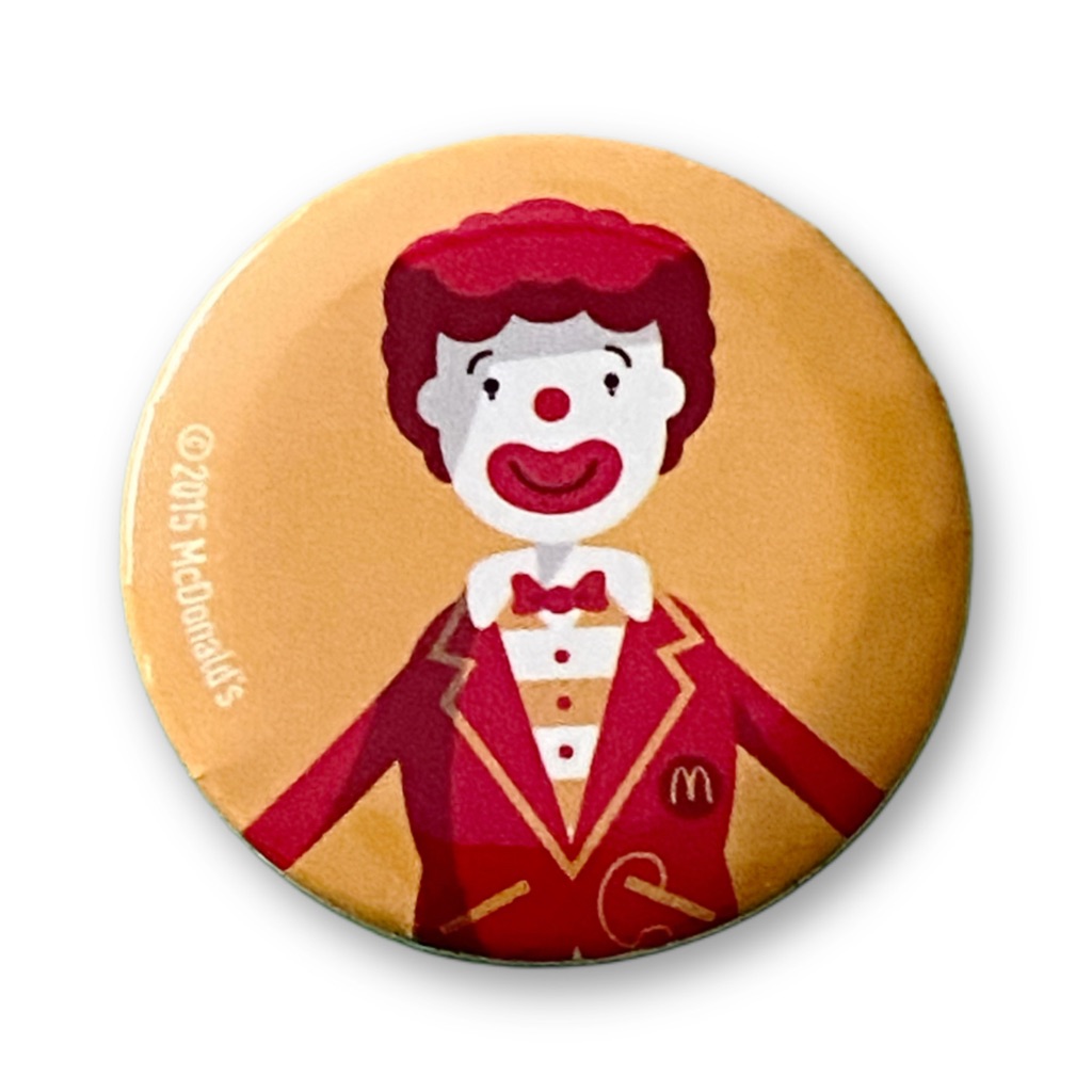 Mcdonald’s Pin Ronald Mcdonald Colorful Pop Art Icons 1.25” Pinback Button